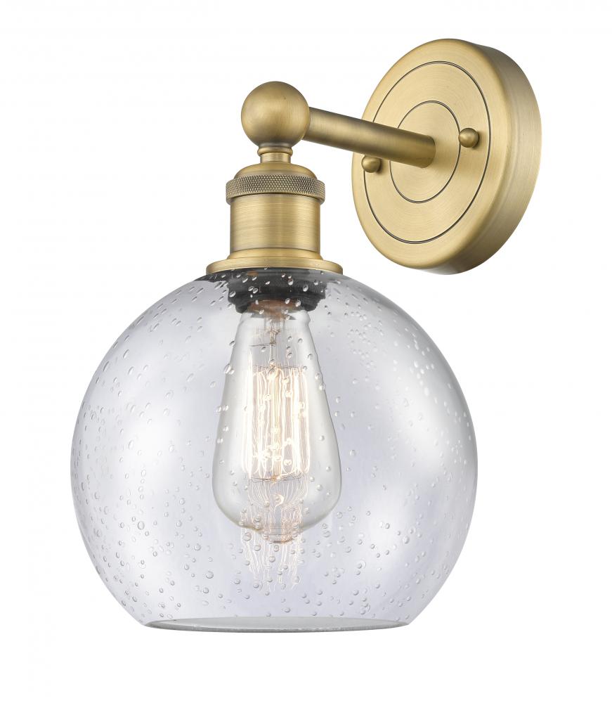 Athens - 1 Light - 8 inch - Brushed Brass - Sconce