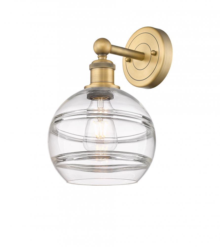 Rochester - 1 Light - 8 inch - Brushed Brass - Sconce