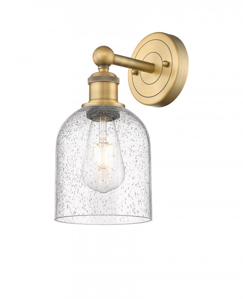 Bella - 1 Light - 6 inch - Brushed Brass - Sconce