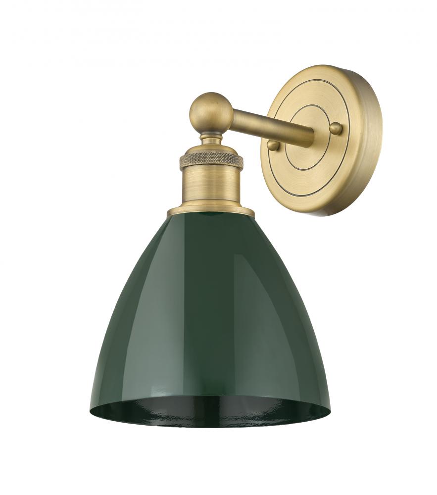 Plymouth - 1 Light - 8 inch - Brushed Brass - Sconce