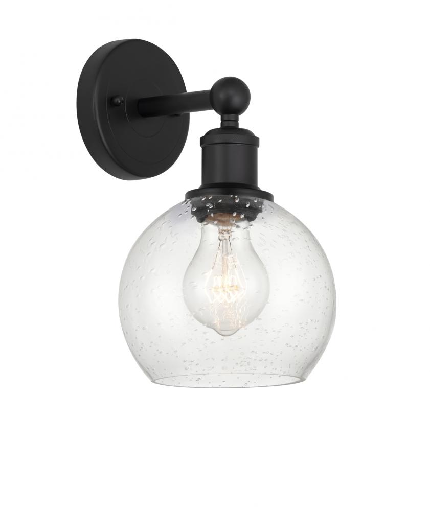 Athens - 1 Light - 6 inch - Matte Black - Sconce