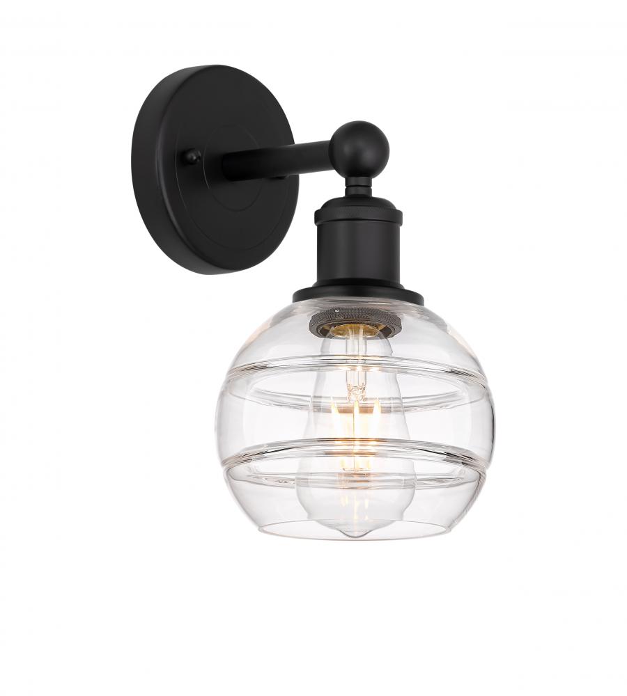 Rochester - 1 Light - 6 inch - Matte Black - Sconce