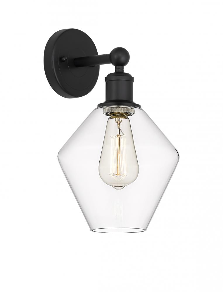 Cindyrella - 1 Light - 8 inch - Matte Black - Sconce