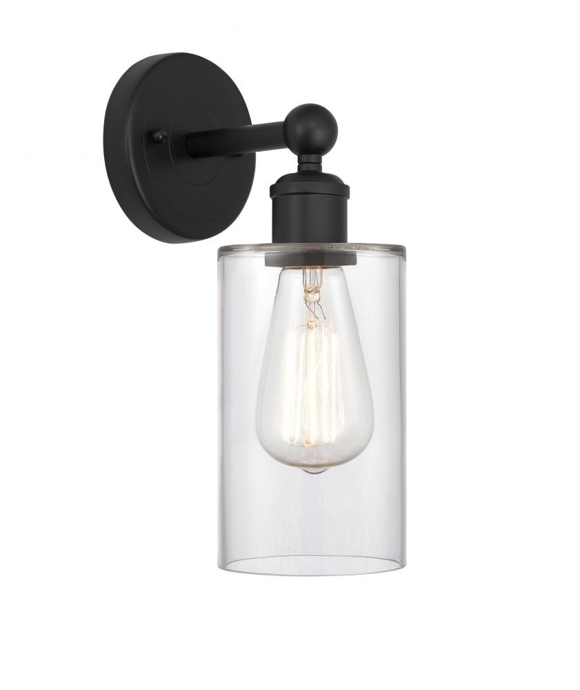 Clymer - 1 Light - 4 inch - Matte Black - Sconce