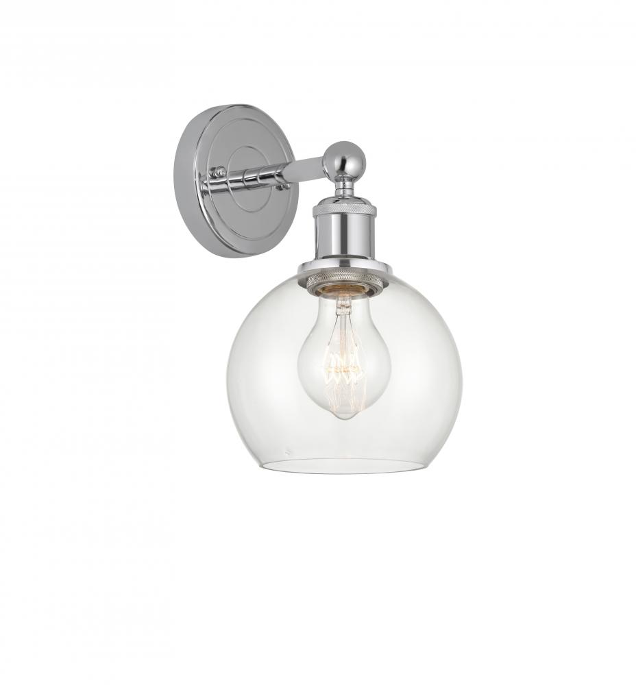 Athens - 1 Light - 6 inch - Polished Chrome - Sconce