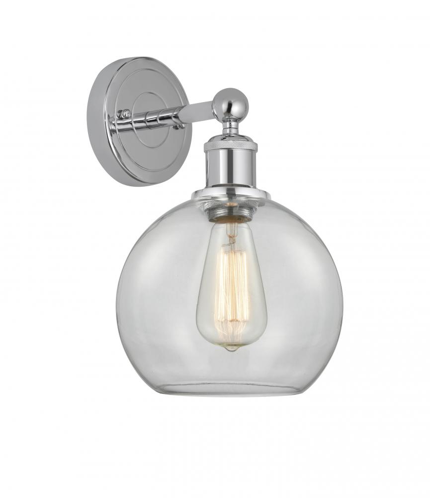 Athens - 1 Light - 8 inch - Polished Chrome - Sconce