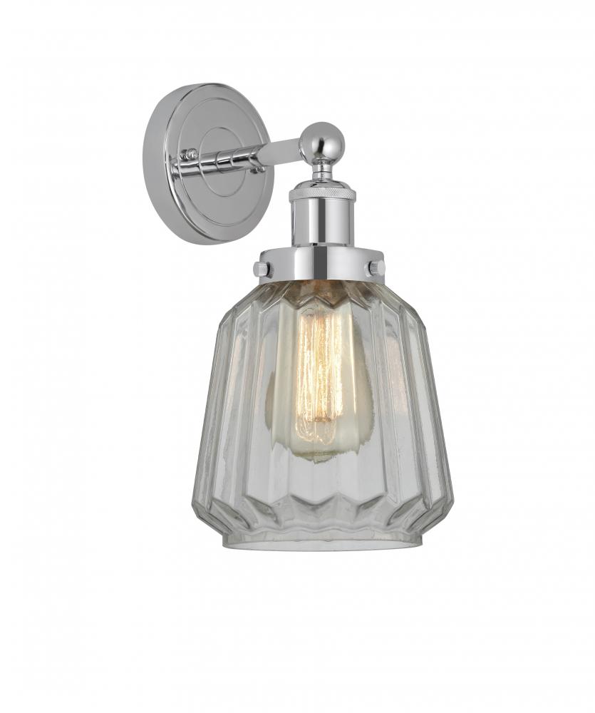 Chatham - 1 Light - 7 inch - Polished Chrome - Sconce