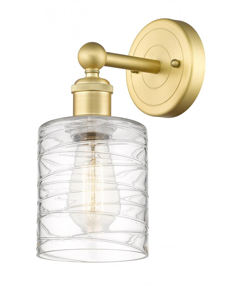 Cobbleskill - 1 Light - 5 inch - Satin Gold - Sconce