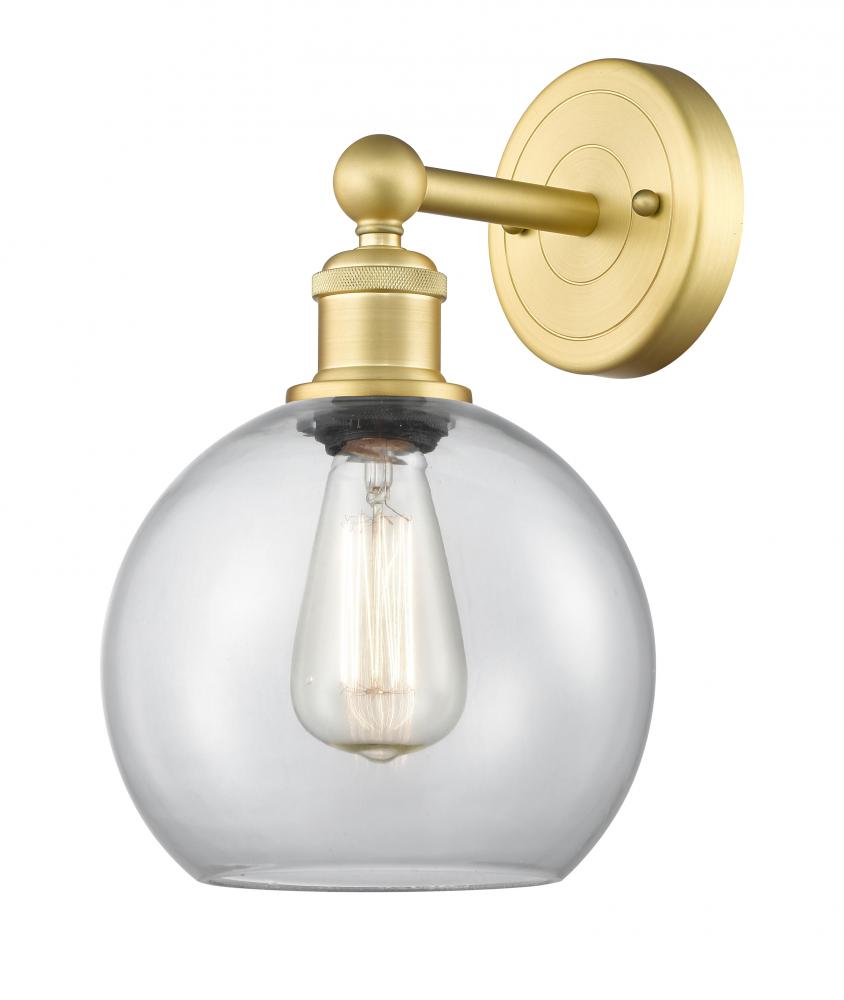 Athens - 1 Light - 8 inch - Satin Gold - Sconce