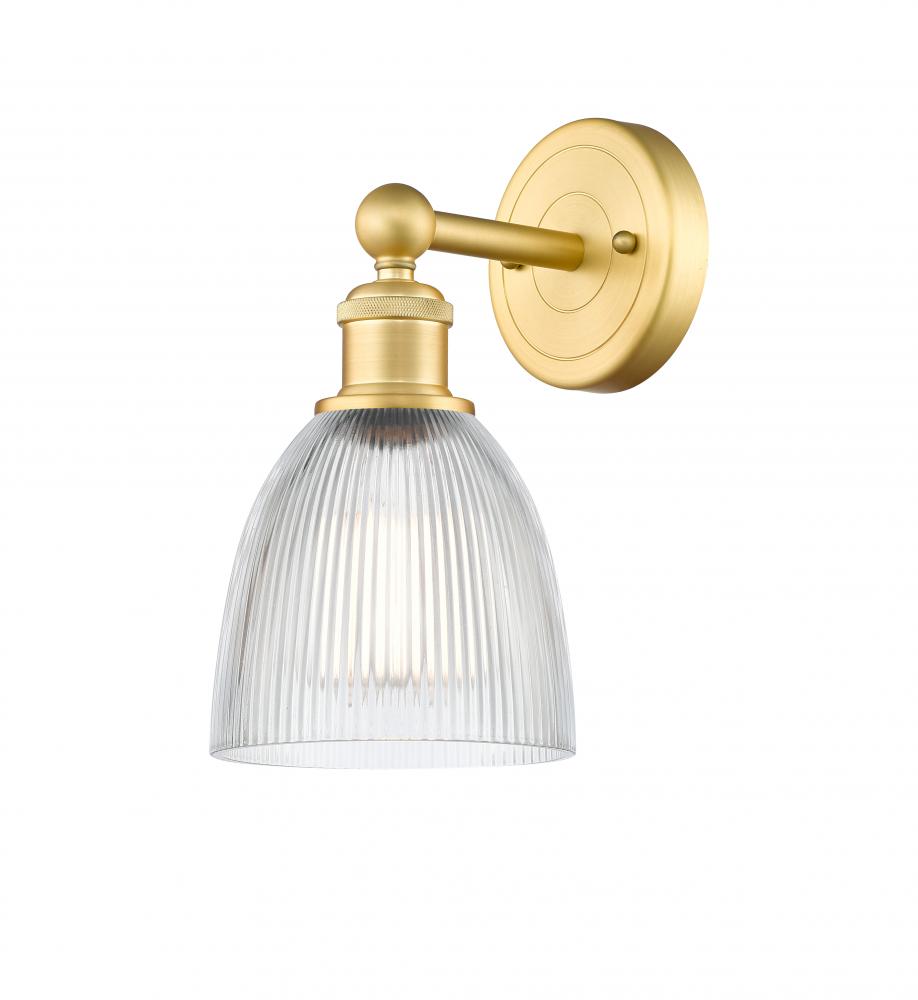 Castile - 1 Light - 6 inch - Satin Gold - Sconce