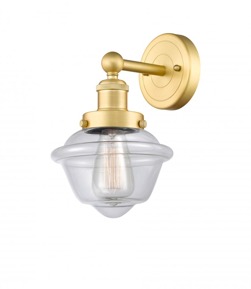 Oxford - 1 Light - 7 inch - Satin Gold - Sconce