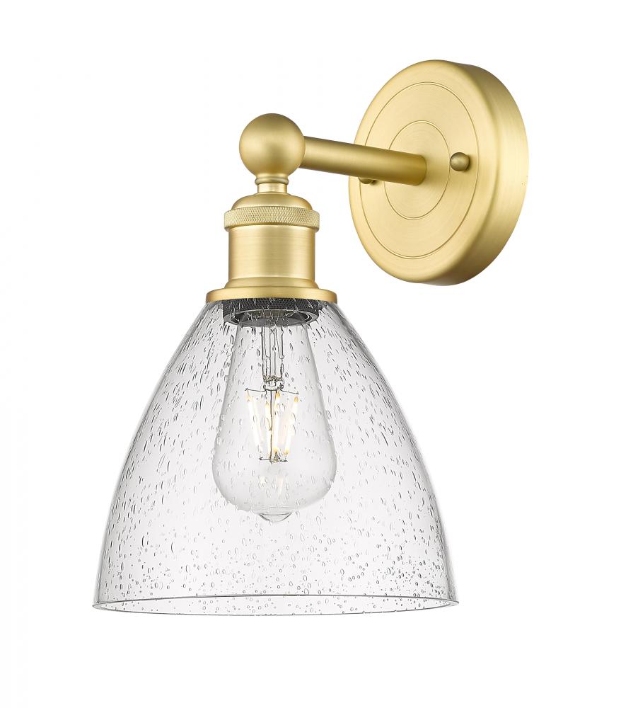 Bristol - 1 Light - 8 inch - Satin Gold - Sconce