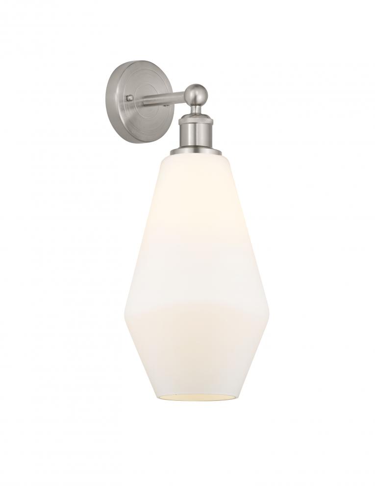 Cindyrella - 1 Light - 7 inch - Brushed Satin Nickel - Sconce