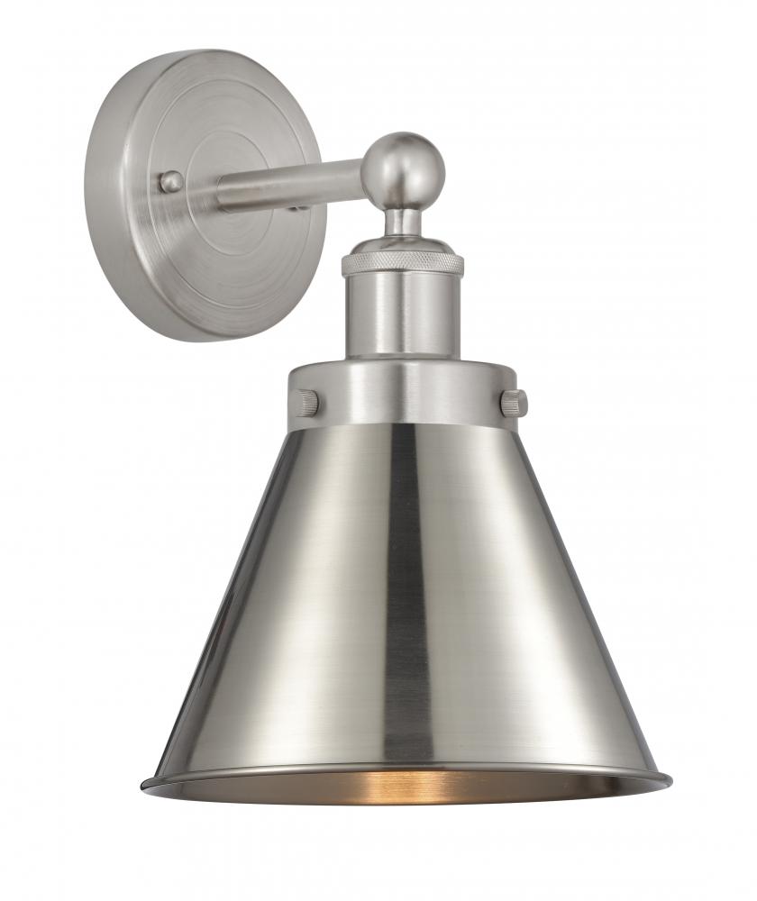 Appalachian - 1 Light - 8 inch - Brushed Satin Nickel - Sconce