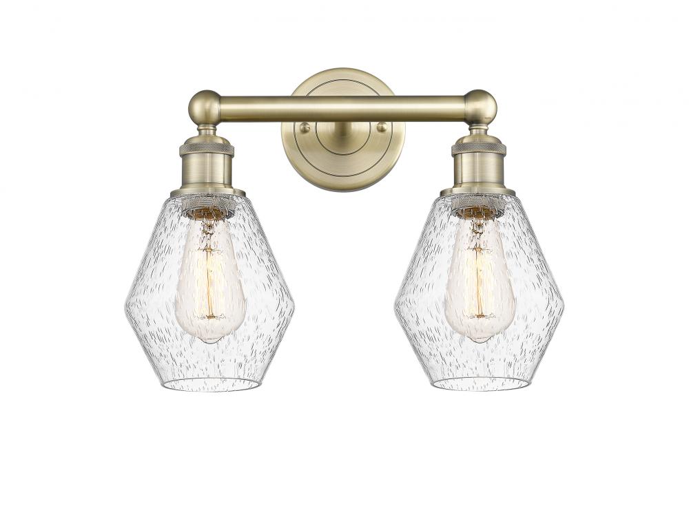 Cindyrella - 2 Light - 15 inch - Antique Brass - Bath Vanity Light