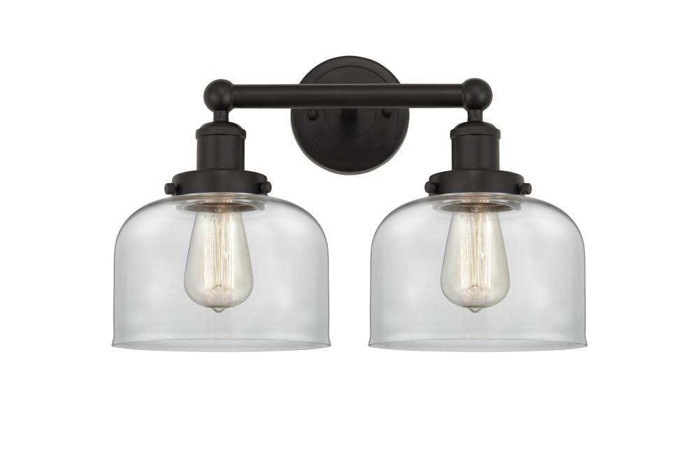 Bell - 2 Light - 17 inch - Oil Rubbed Bronze - Bath Vanity Light