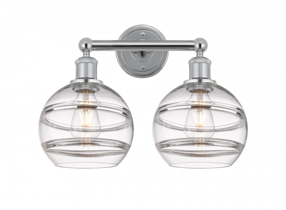 Rochester - 2 Light - 17 inch - Polished Chrome - Bath Vanity Light