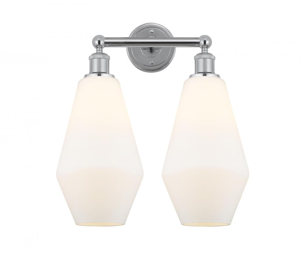 Cindyrella - 2 Light - 16 inch - Polished Chrome - Bath Vanity Light