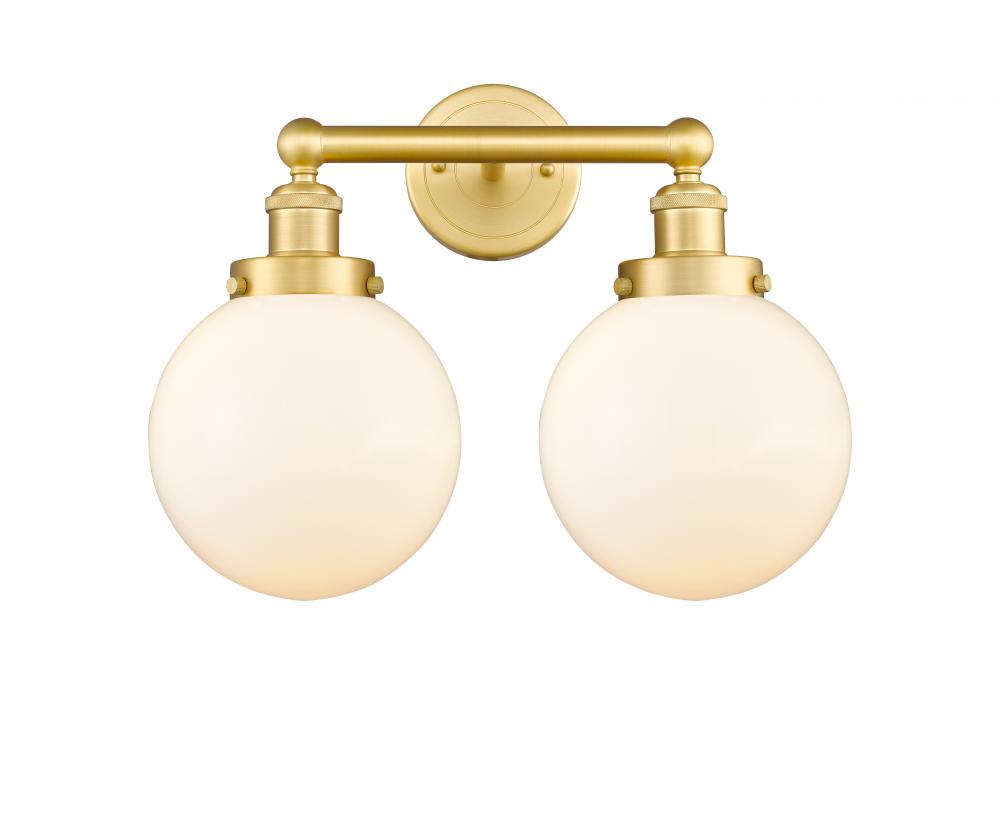 Beacon - 2 Light - 17 inch - Satin Gold - Bath Vanity Light