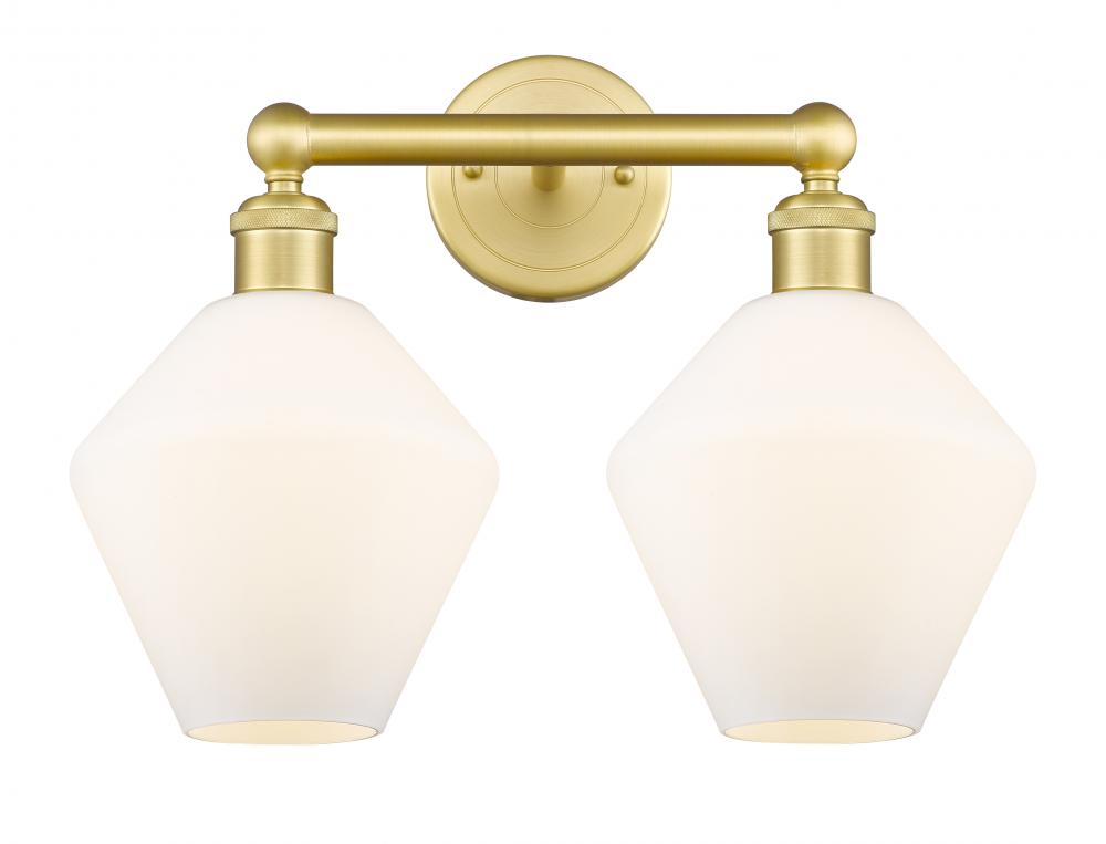 Cindyrella - 2 Light - 17 inch - Satin Gold - Bath Vanity Light