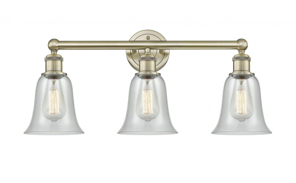 Hanover - 3 Light - 24 inch - Antique Brass - Bath Vanity Light