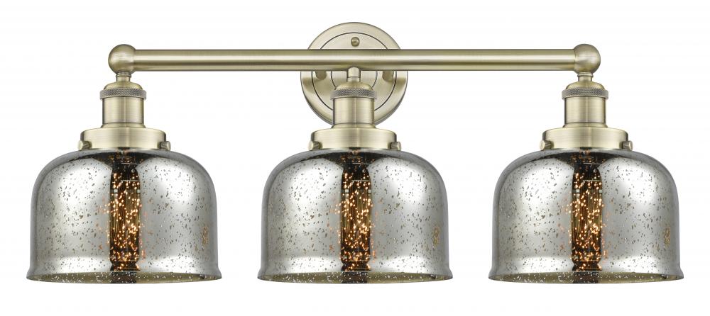 Bell - 3 Light - 26 inch - Antique Brass - Bath Vanity Light