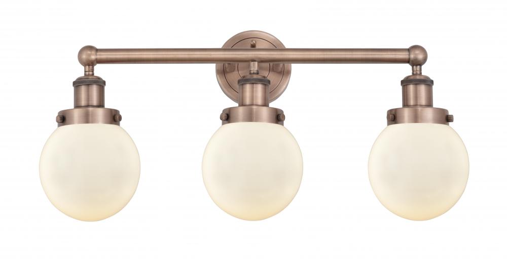 Beacon - 3 Light - 24 inch - Antique Copper - Bath Vanity Light