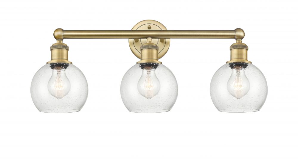 Athens - 3 Light - 24 inch - Brushed Brass - Bath Vanity Light