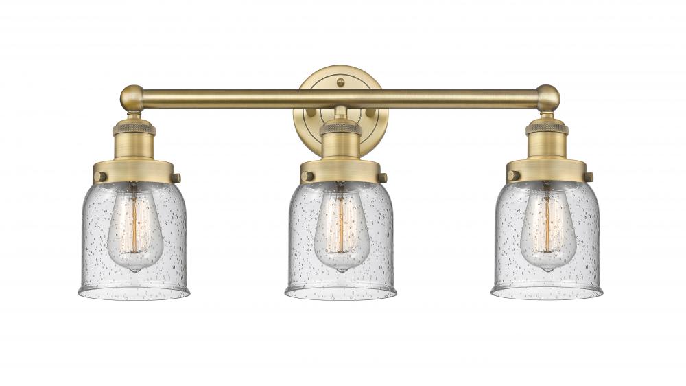 Bell - 3 Light - 23 inch - Brushed Brass - Bath Vanity Light