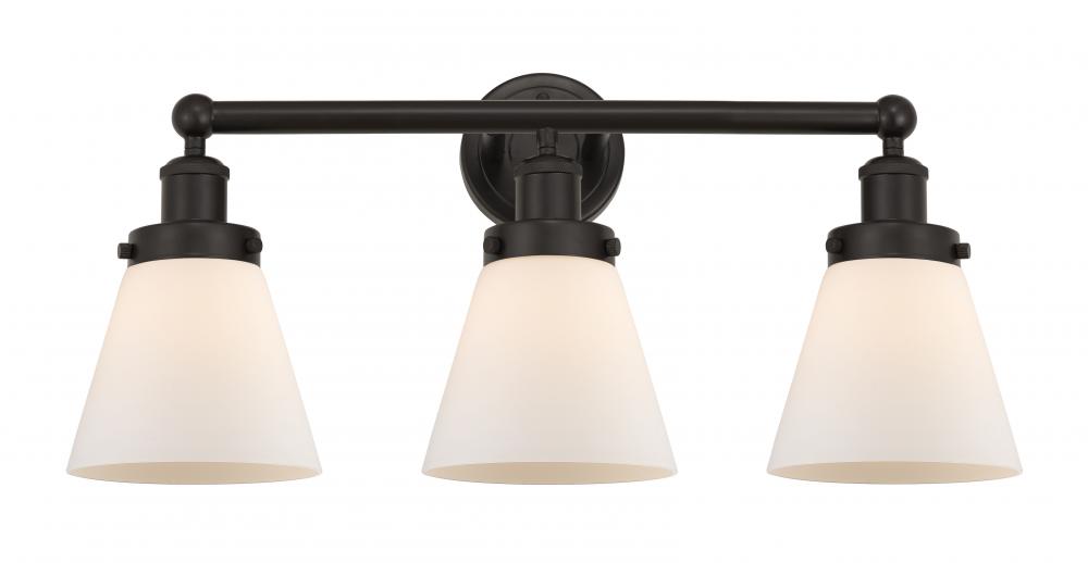 Cone - 3 Light - 24 inch - Oil Rubbed Bronze - Bath Vanity Light