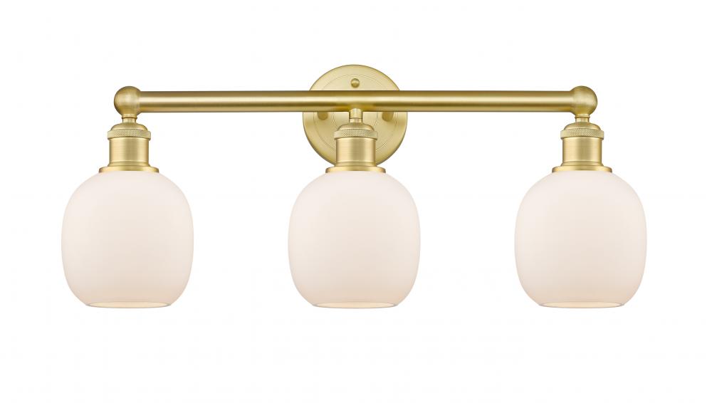 Belfast - 3 Light - 24 inch - Satin Gold - Bath Vanity Light