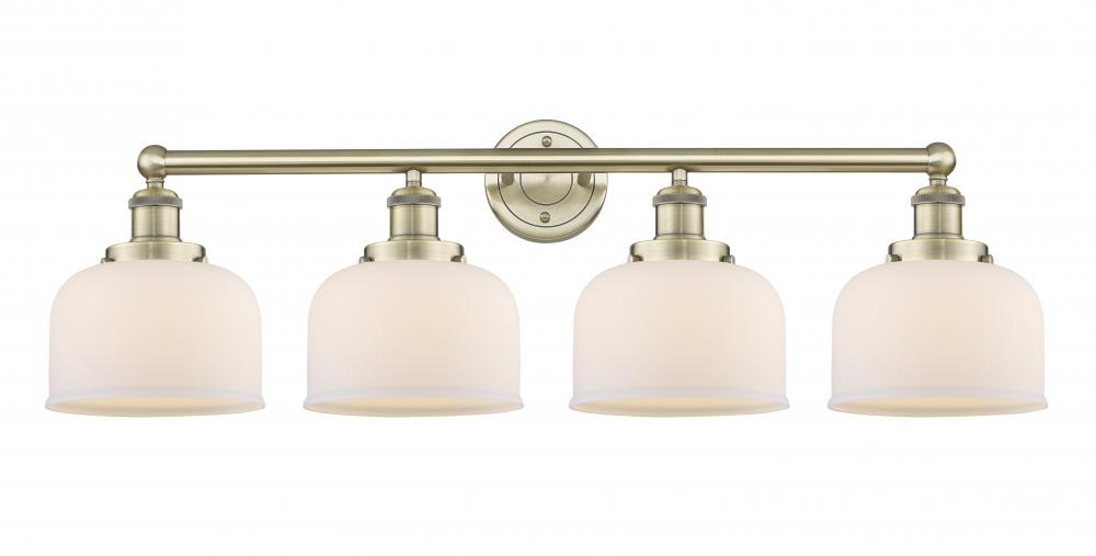 Bell - 4 Light - 35 inch - Antique Brass - Bath Vanity Light