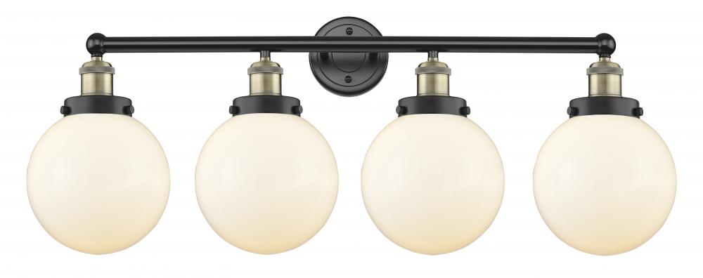 Beacon - 4 Light - 35 inch - Black Antique Brass - Bath Vanity Light