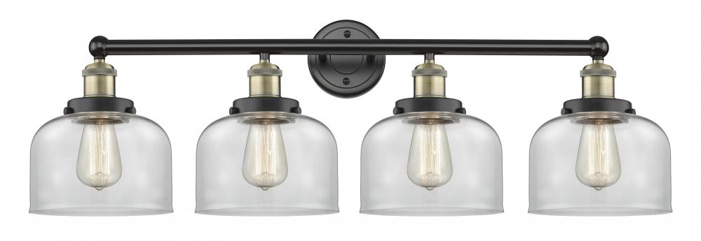 Bell - 4 Light - 35 inch - Black Antique Brass - Bath Vanity Light