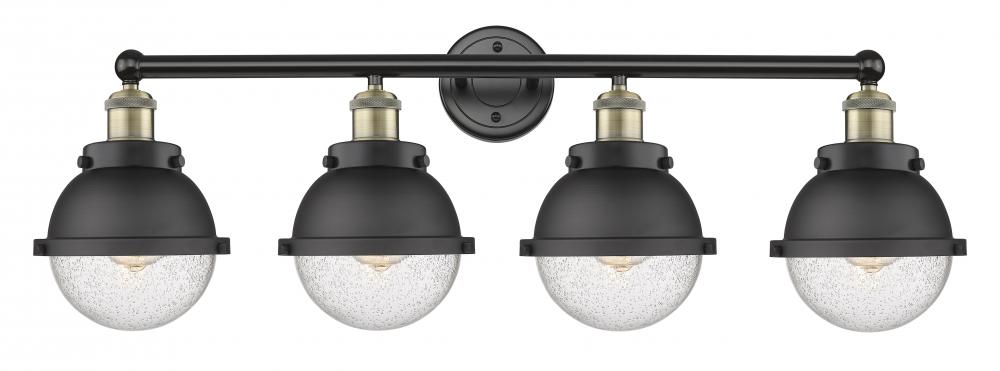 Edison - 4 Light - 34 inch - Black Antique Brass - Bath Vanity Light