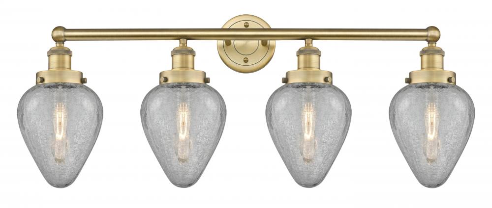 Geneseo - 4 Light - 34 inch - Brushed Brass - Bath Vanity Light