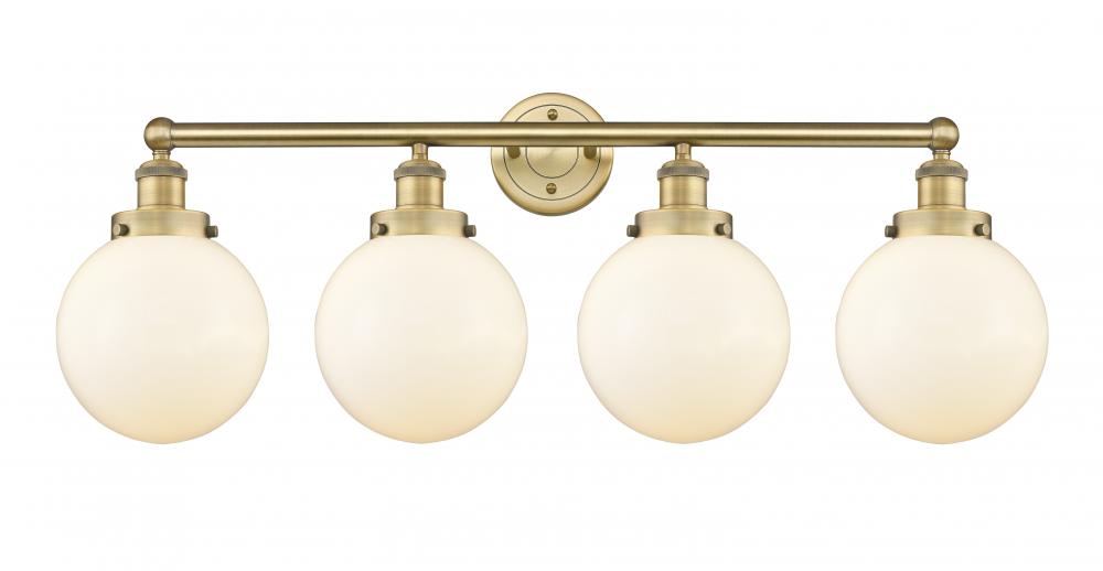 Beacon - 4 Light - 35 inch - Brushed Brass - Bath Vanity Light