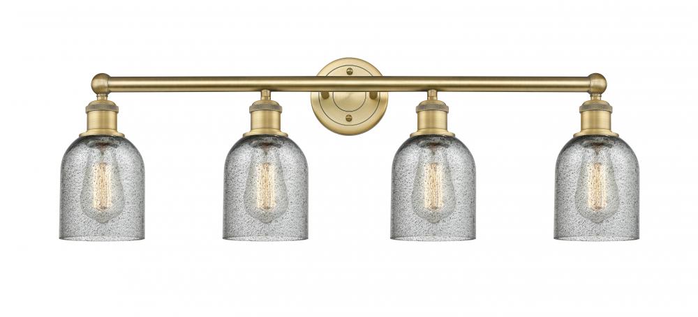 Caledonia - 4 Light - 32 inch - Brushed Brass - Bath Vanity Light