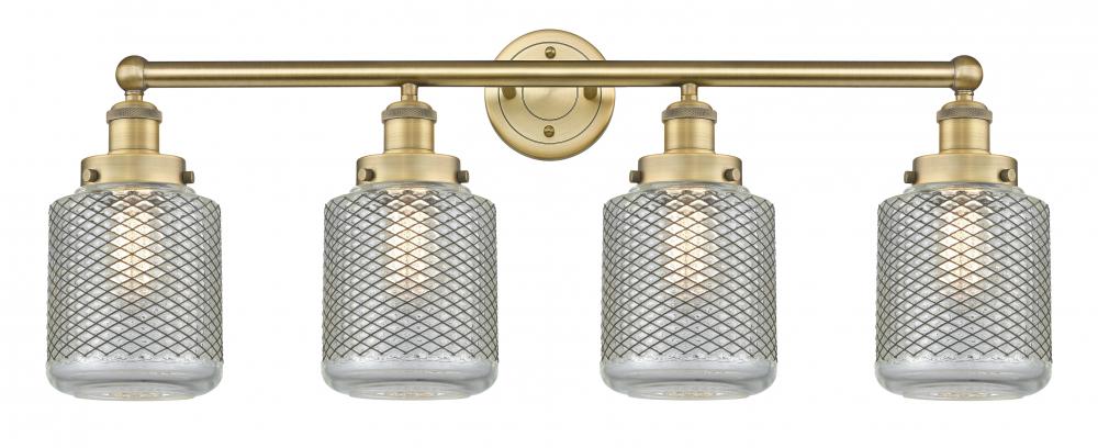 Stanton - 4 Light - 33 inch - Brushed Brass - Bath Vanity Light