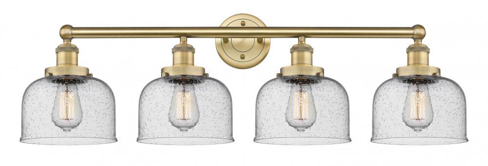 Bell - 4 Light - 35 inch - Brushed Brass - Bath Vanity Light