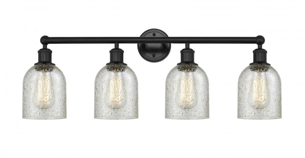 Caledonia - 4 Light - 32 inch - Matte Black - Bath Vanity Light