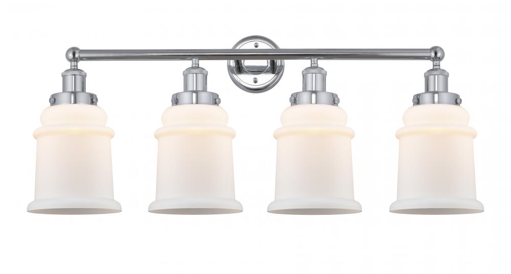 Canton - 4 Light - 33 inch - Polished Chrome - Bath Vanity Light