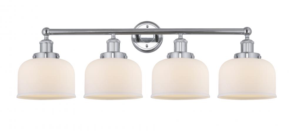 Bell - 4 Light - 35 inch - Polished Chrome - Bath Vanity Light