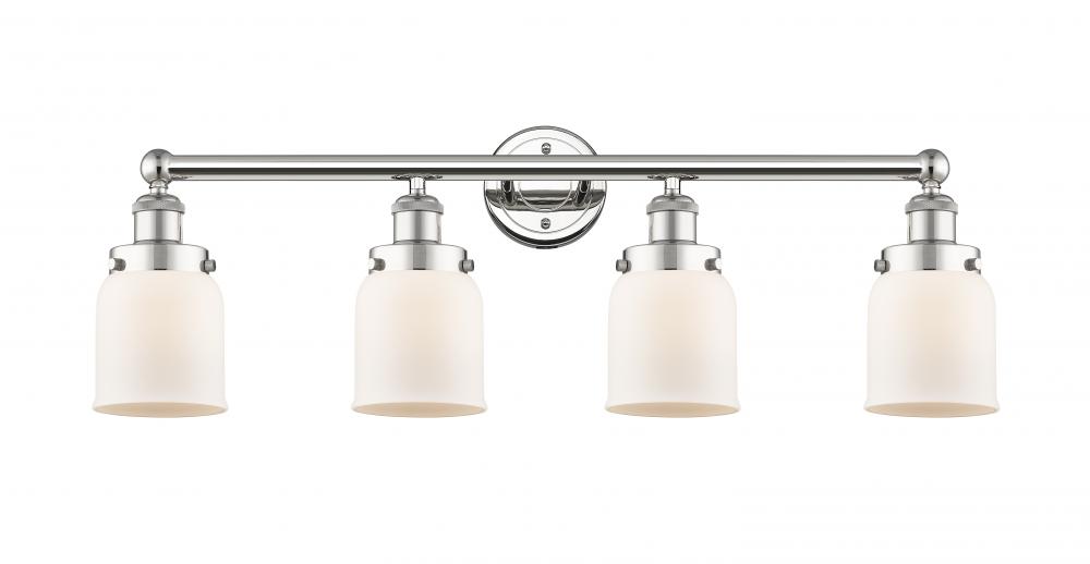 Bell - 4 Light - 32 inch - Polished Nickel - Bath Vanity Light