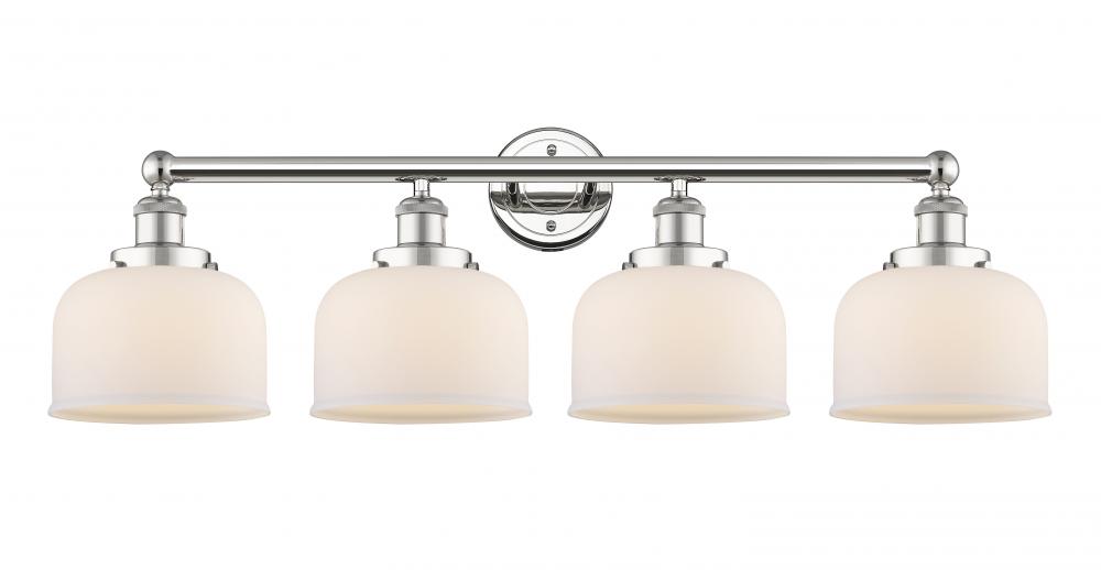 Bell - 4 Light - 35 inch - Polished Nickel - Bath Vanity Light