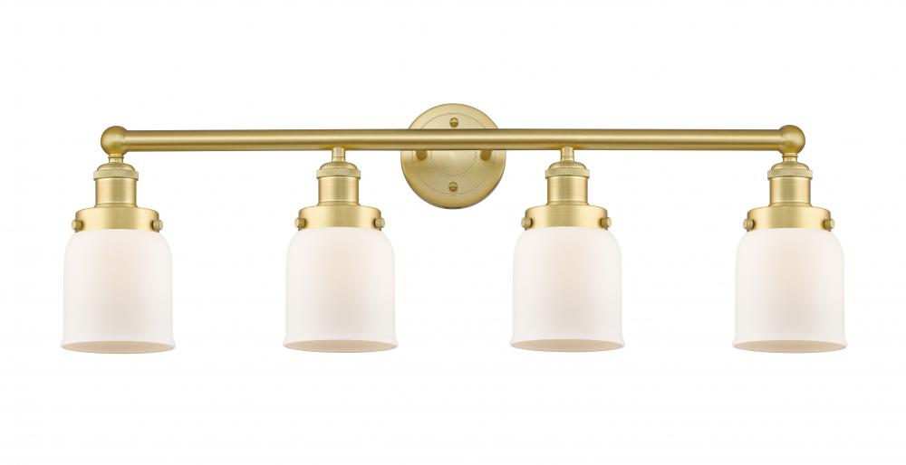 Bell - 4 Light - 32 inch - Satin Gold - Bath Vanity Light