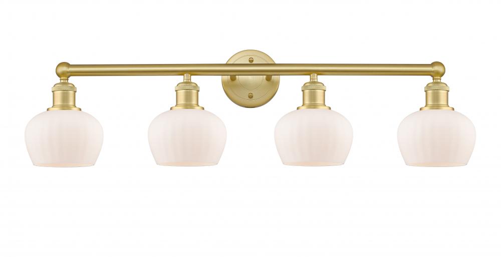 Fenton - 4 Light - 34 inch - Satin Gold - Bath Vanity Light