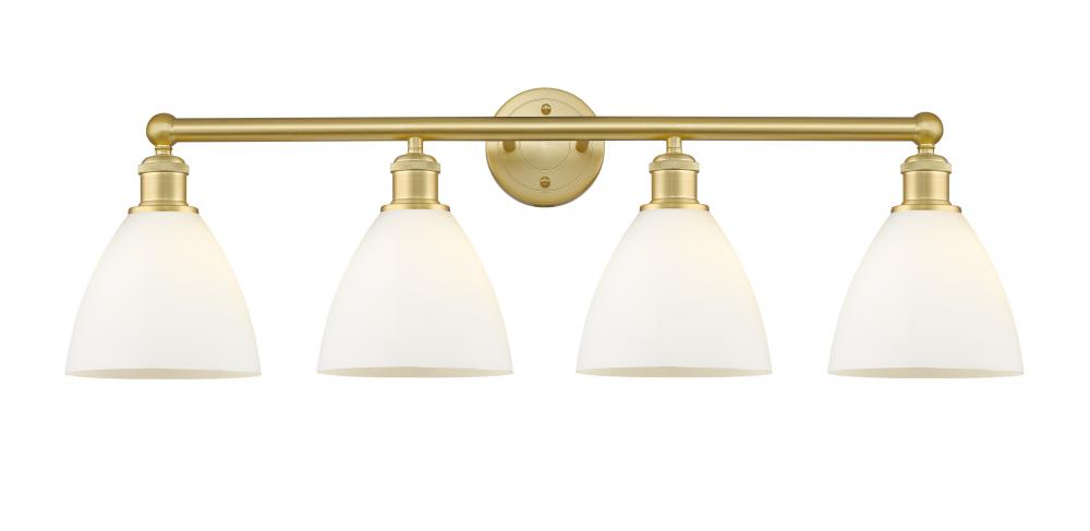 Bristol - 4 Light - 35 inch - Satin Gold - Bath Vanity Light