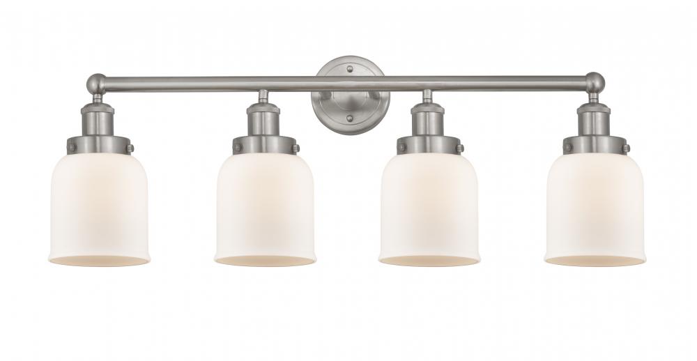 Bell - 4 Light - 32 inch - Brushed Satin Nickel - Bath Vanity Light