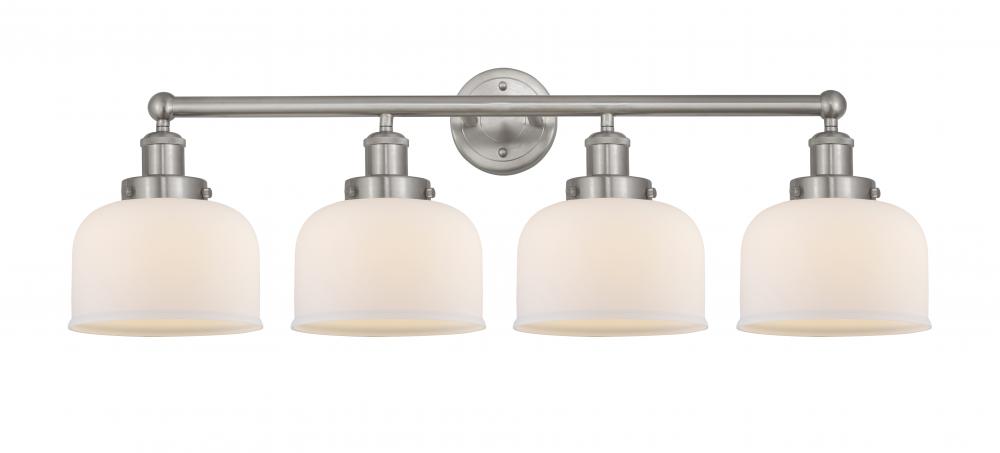 Bell - 4 Light - 35 inch - Brushed Satin Nickel - Bath Vanity Light